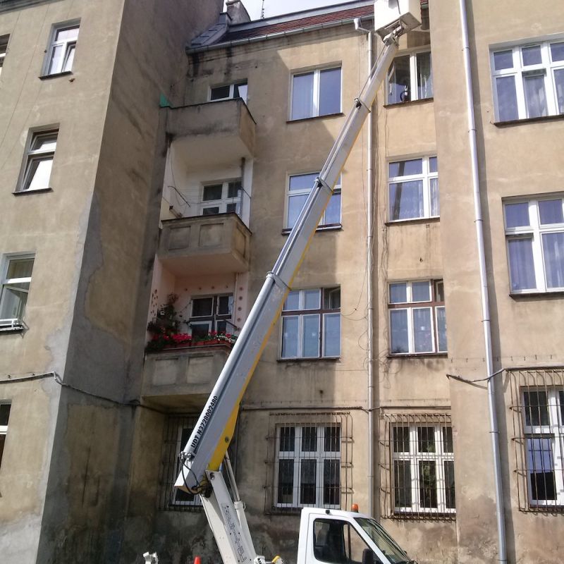 Wynajem podnośnika koszowego Wrocław